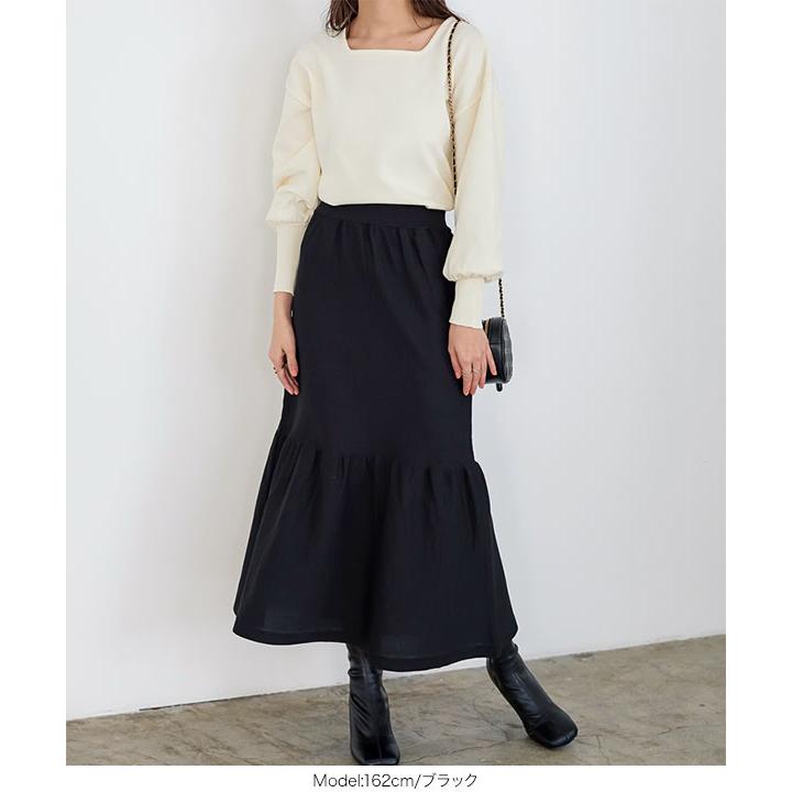 新品　PS ポールスミス　スカート　ニット　プリーツ　体型 カバー　ロング 新品 PS ポールスミス スカート ニット プリーツ 体型 カバー