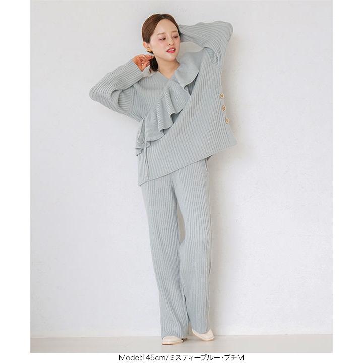 KOBE LETTUCE（神戸レタス） 田中亜希子さんコラボ ワイドパンツ 低