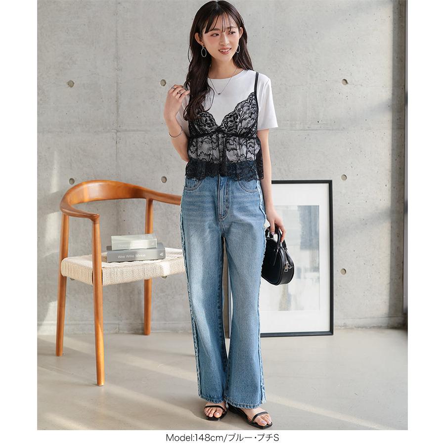 KOBE LETTUCE（神戸レタス） デニム パンツ レディース 小柄 低身長