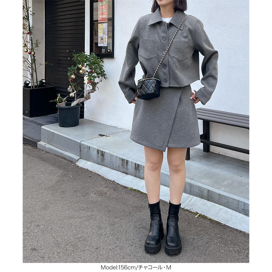 KOBE LETTUCE（神戸レタス） スカート ショート丈 ラップスカート