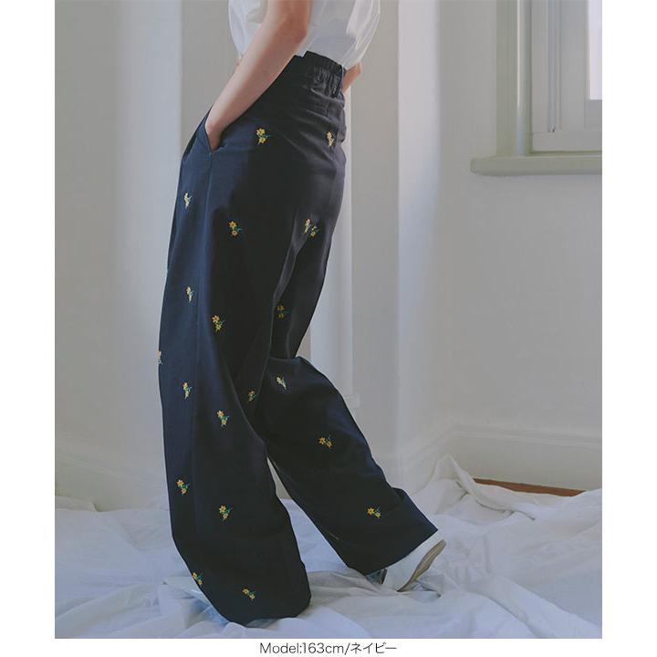 KOBE LETTUCE（神戸レタス） パンツ ボトム ロング丈 タック