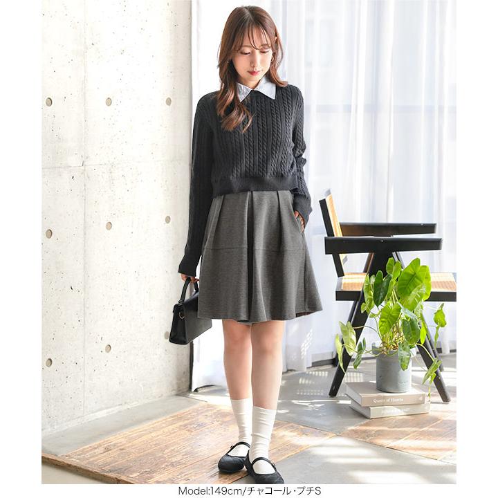 KOBE LETTUCE（神戸レタス） キュロットスカート ミニ 50代 キュロット