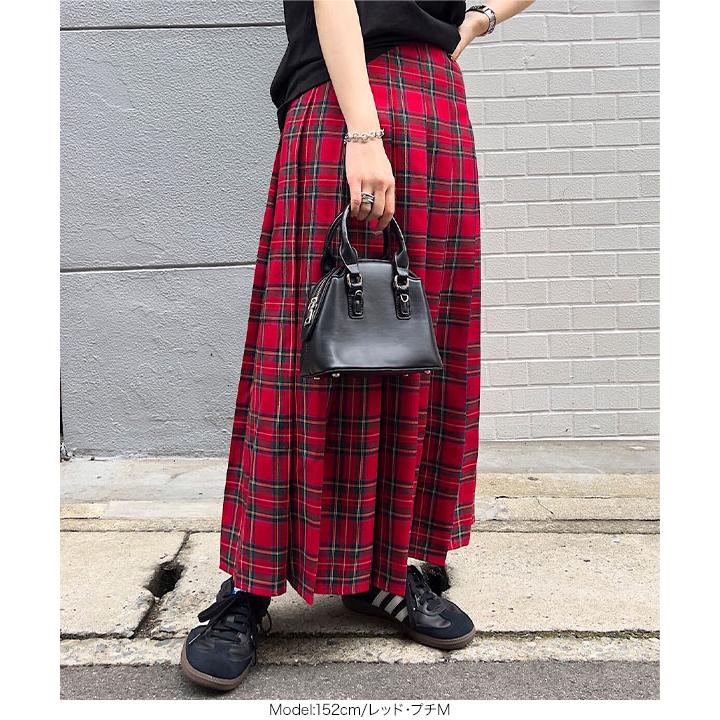 KOBE LETTUCE（神戸レタス） スカート ロング チェック プリーツ