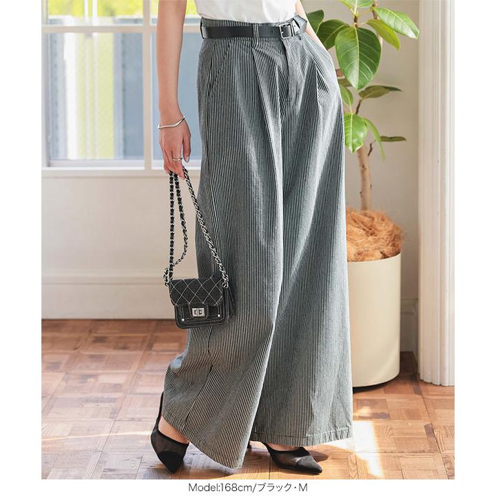 KOBE LETTUCE（神戸レタス） セール ワイドパンツ デニム デニムパンツ