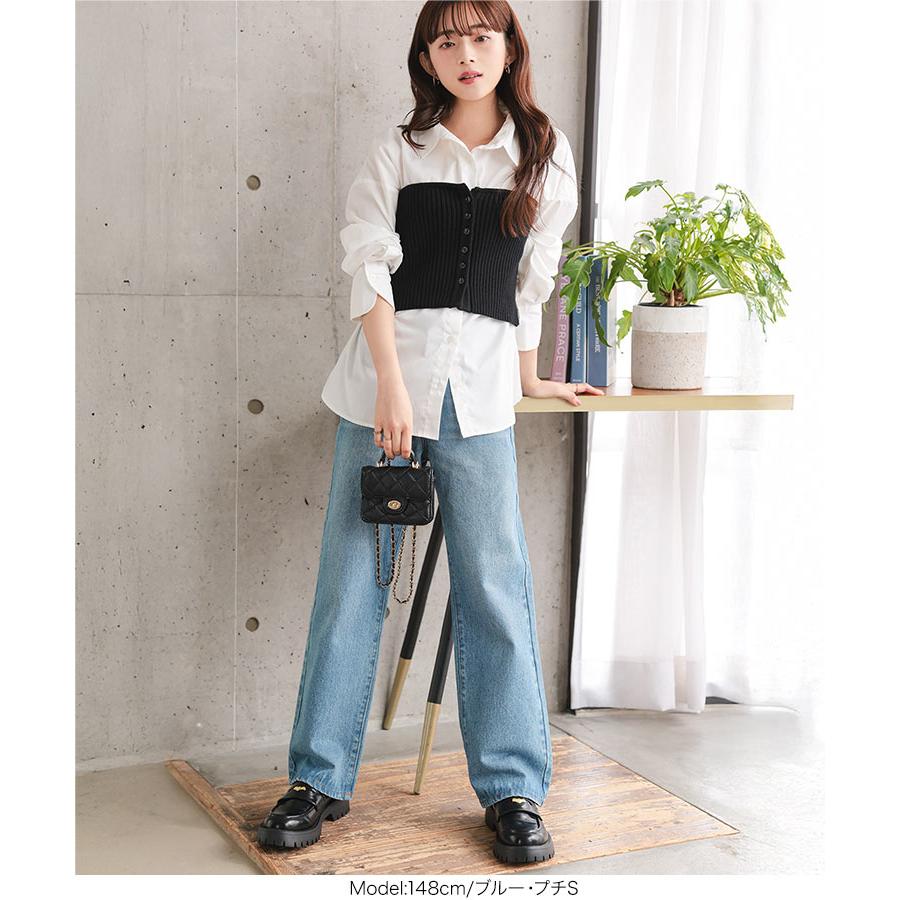 KOBE LETTUCE（神戸レタス） デニムパンツ レディース ストレート