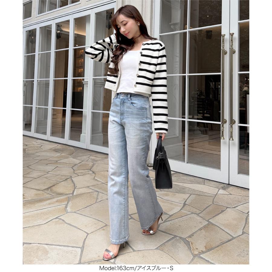 KOBE LETTUCE（神戸レタス） デニム ジーンズ レディース フレア 岡部