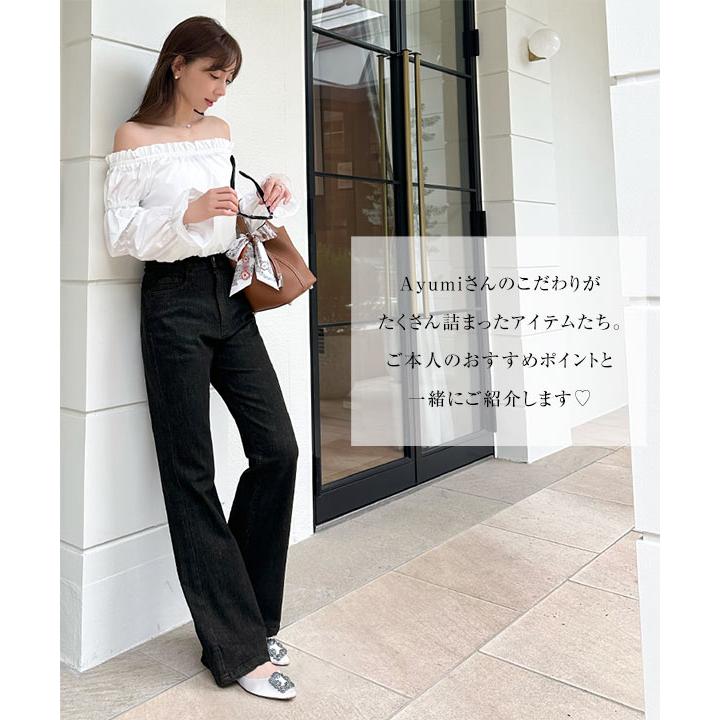 KOBE LETTUCE（神戸レタス） デニム ジーンズ レディース フレア 岡部