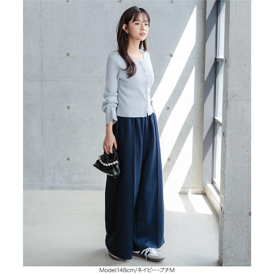 KOBE LETTUCE（神戸レタス） ワイドパンツ レディース 50代 カーブ