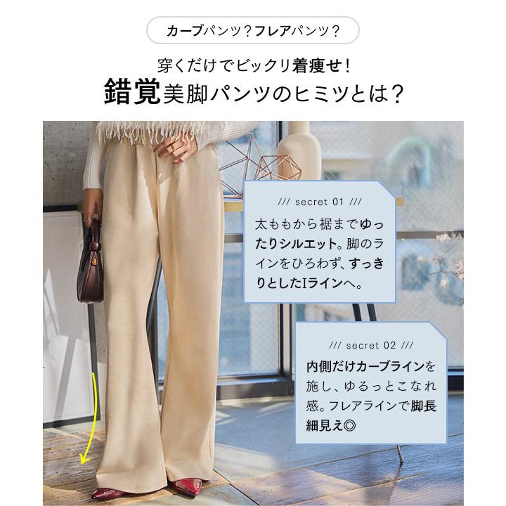 KOBE LETTUCE（神戸レタス） ワイドパンツ レディース 50代 きれいめ