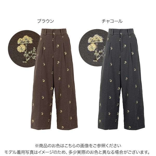 KOBE LETTUCE（神戸レタス） ワイドパンツ レディース スラックス 低