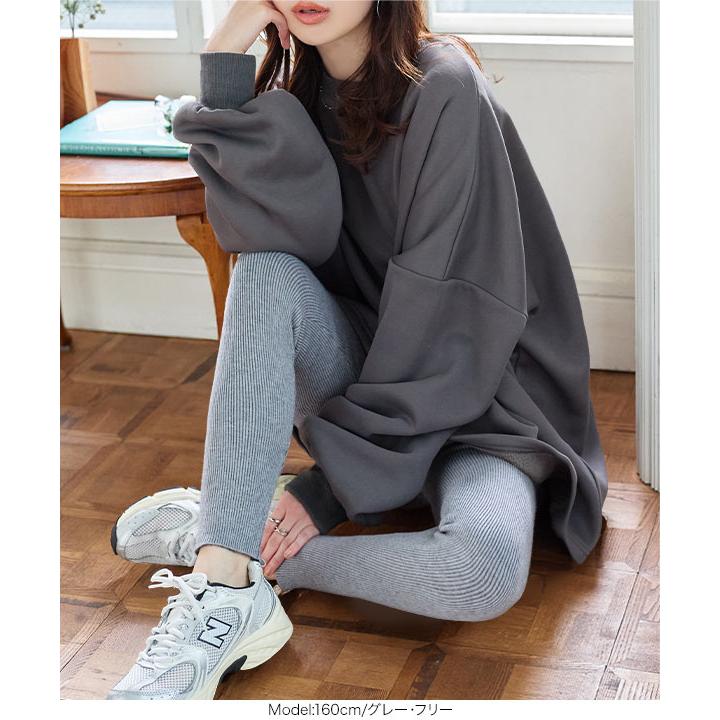 KOBE LETTUCE（神戸レタス） リブレギンス 裏起毛 レギンス レディース