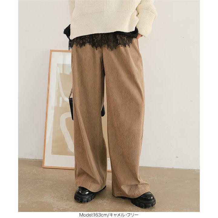 KOBE LETTUCE（神戸レタス） コーデュロイパンツ レディース ワイド