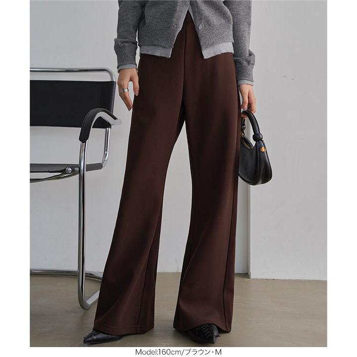 【ラスト1枚】【新品】あったか裏起毛パンツ　トカゲ柄　ブラック　D794 KOBE LETTUCE（神戸レタス） 裏起毛 パンツ レディース 冬 ブーツ