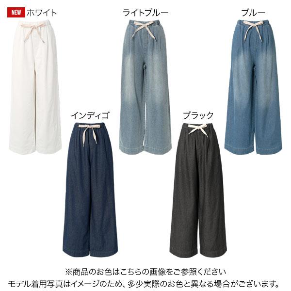 KOBE LETTUCE（神戸レタス） ワイドパンツ デニム レディース 40代 50