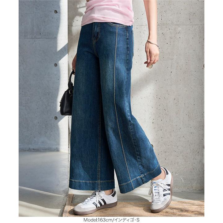 KOBE LETTUCE（神戸レタス） デニム パンツ レディース アンクル丈