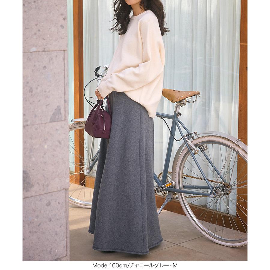 KOBE LETTUCE（神戸レタス） 着る毛布 裏起毛 マキシスカート 暖トツ