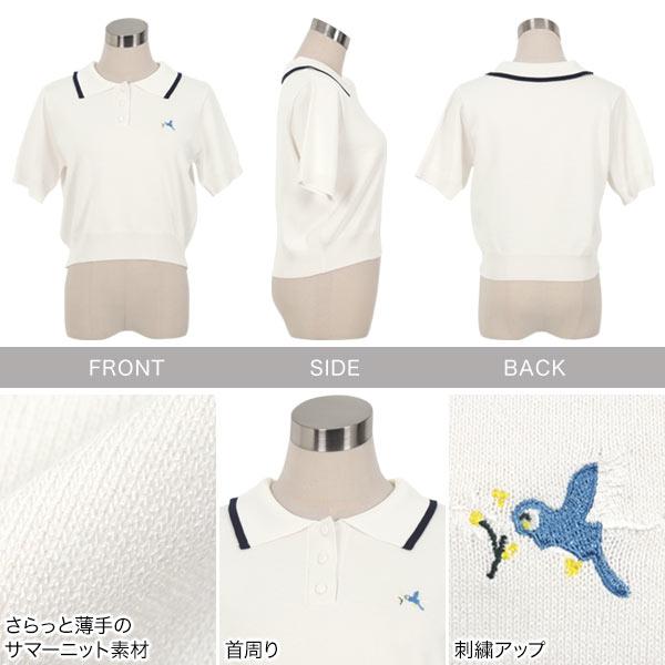 KOBE LETTUCE（神戸レタス） ポロニット ポロシャツ レディース 半袖