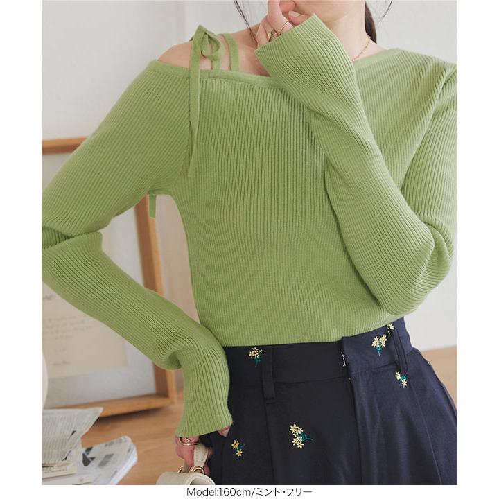 KOBE LETTUCE（神戸レタス） トップス ニット レディース リブ 長袖