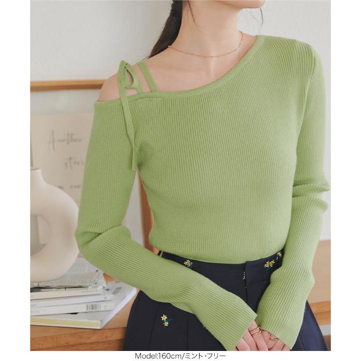 KOBE LETTUCE（神戸レタス） トップス ニット レディース リブ 長袖