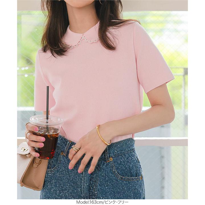 KOBE LETTUCE ポロニット トップス レディース 40代 上品 サマー