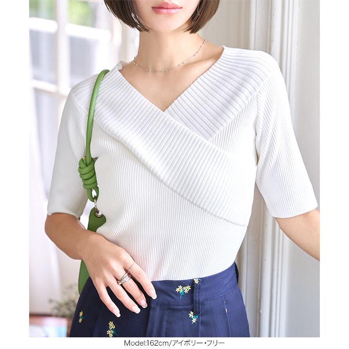 KOBE LETTUCE（神戸レタス） トップス レディース サマーニット V