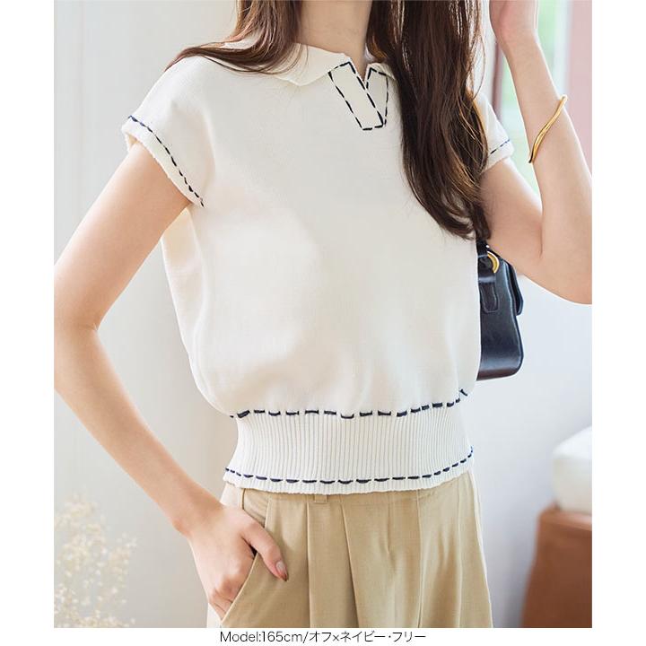 KOBE LETTUCE（神戸レタス） ポロニット レディース トップス 半袖