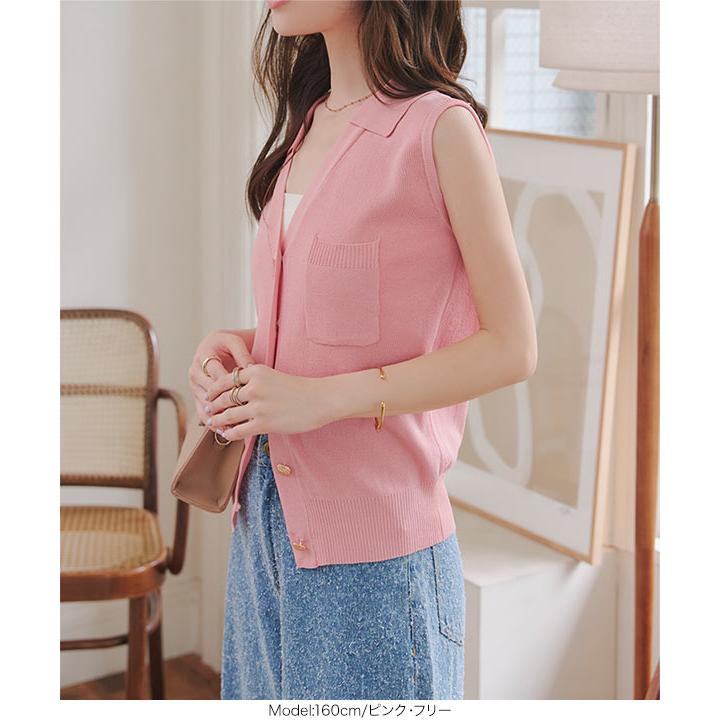 KOBE LETTUCE（神戸レタス） ベスト レディース 50代 トップス