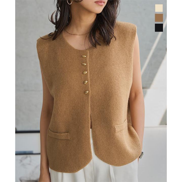 KOBE LETTUCE（神戸レタス） トップス レディース ベスト ジレ ニット