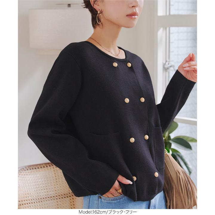 KOBE LETTUCE カーディガン ニット トップス 羽織り 50代 40代