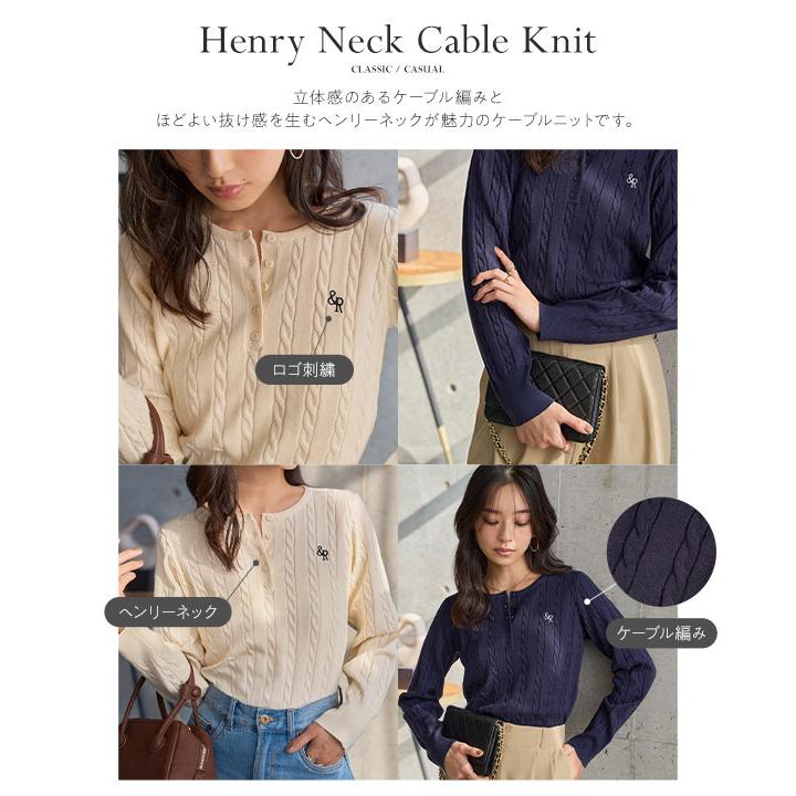 KOBE LETTUCE（神戸レタス） ニット レディース ヘンリーネック