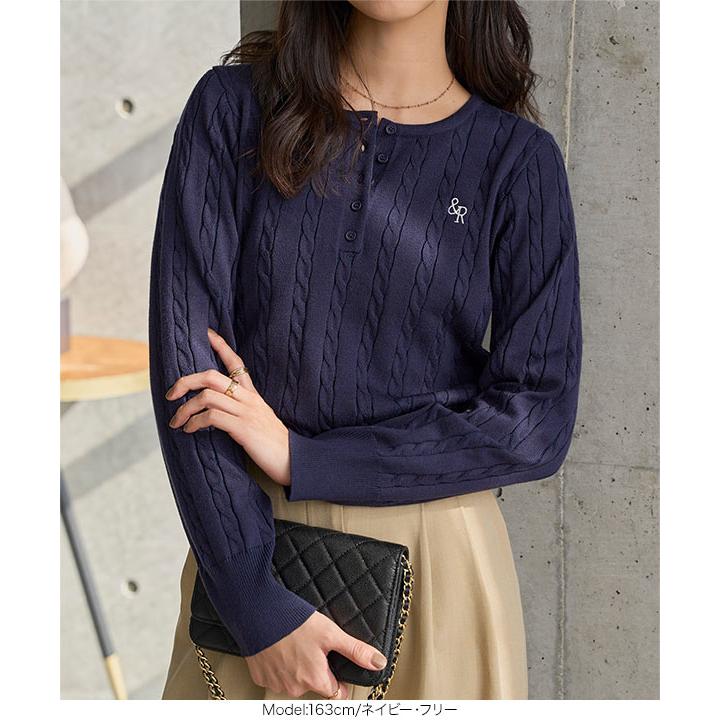 KOBE LETTUCE（神戸レタス） ニット レディース ヘンリーネック