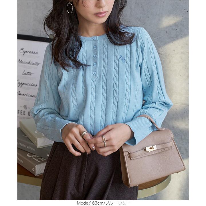 KOBE LETTUCE（神戸レタス） ニット レディース ヘンリーネック