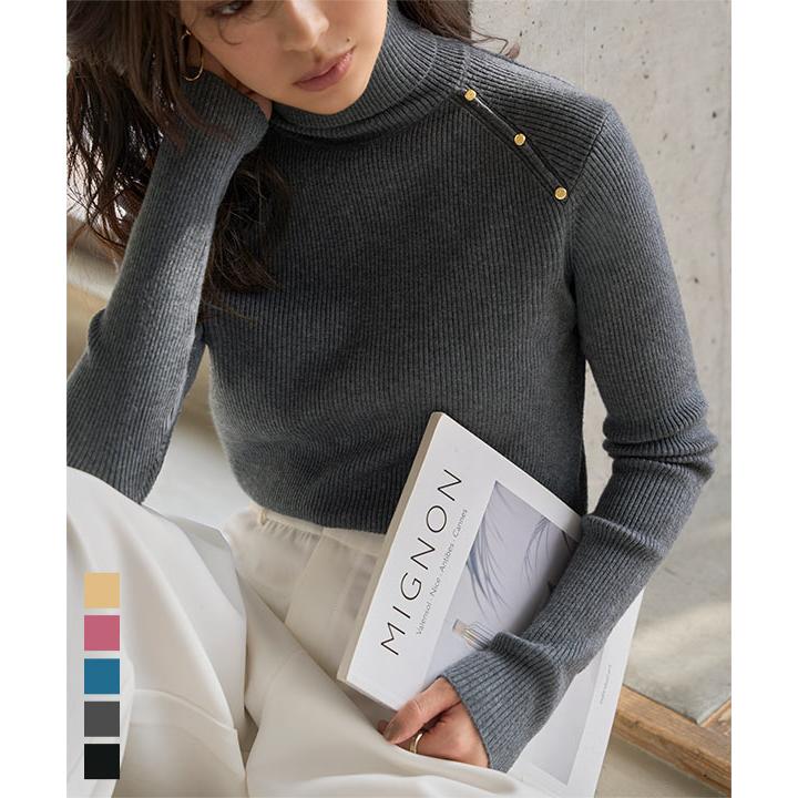 KOBE LETTUCE（神戸レタス） ニット タートルネック レディース 40代