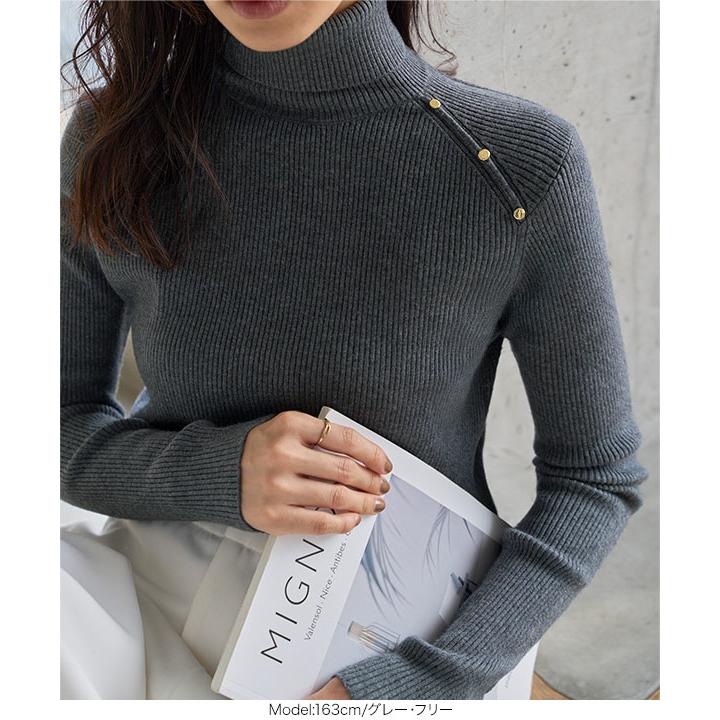 KOBE LETTUCE（神戸レタス） ニット タートルネック レディース 40代