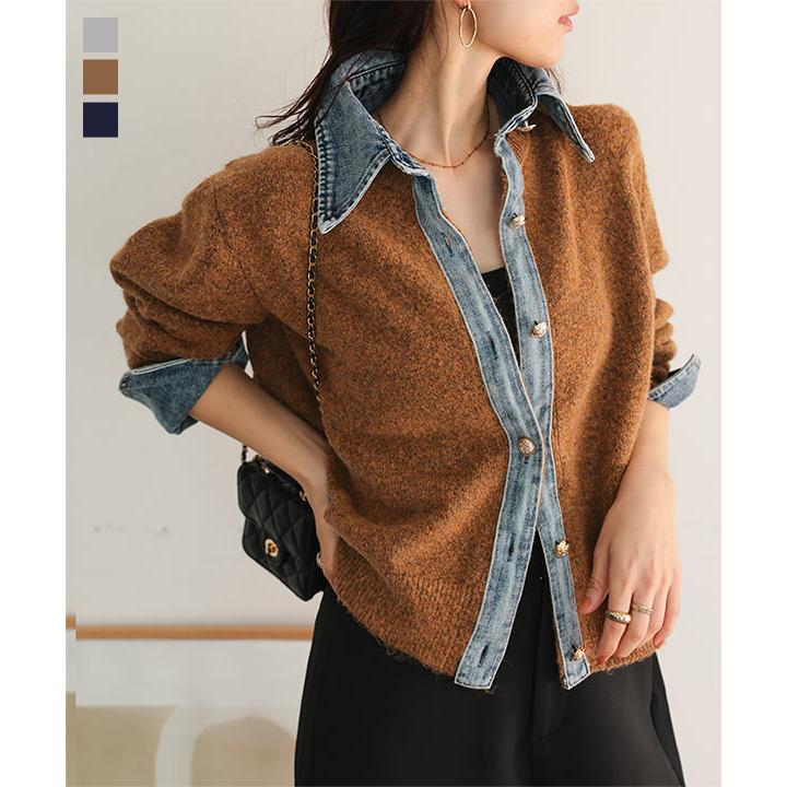 KOBE LETTUCE（神戸レタス） カーディガン レディース トップス デニム