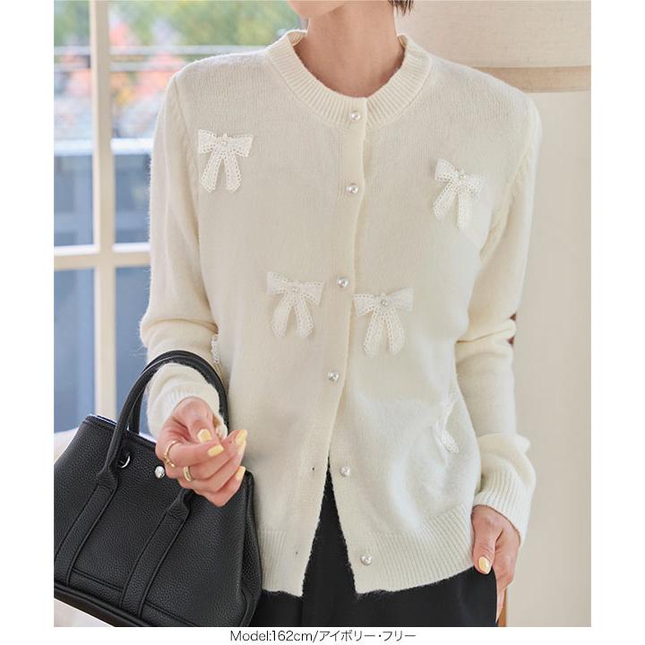 KOBE LETTUCE（神戸レタス） カーディガン レディース 冬 ニット