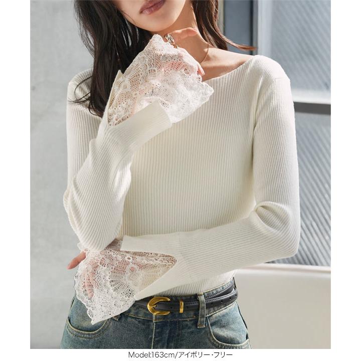 KOBE LETTUCE（神戸レタス） ニット トップス レディース 40代 リブ