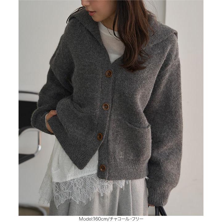 KOBE LETTUCE（神戸レタス） カーディガン レディース 冬 ニット