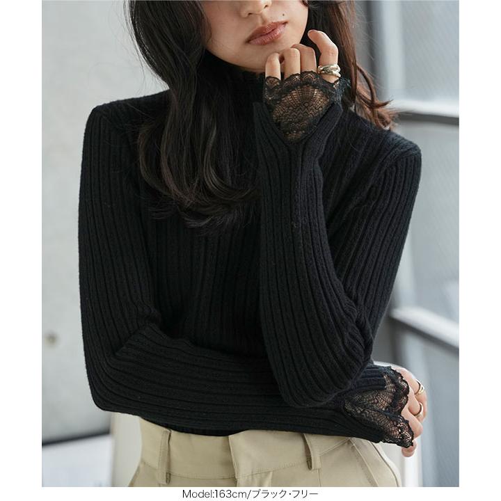 KOBE LETTUCE（神戸レタス） ニット トップス ハイネック レディース