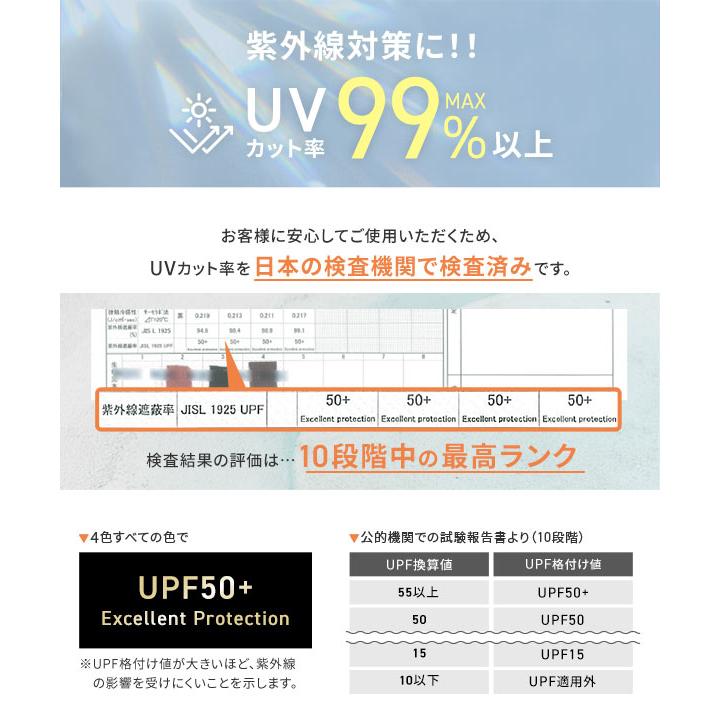 1000円offクーポン配布中 ラッシュガード レディース 40代 50代 30代 体型カバー おしゃれ オーバーシャツ UVカット 接触冷感 吸水速乾 S195送料無料｜kobelettuce｜08