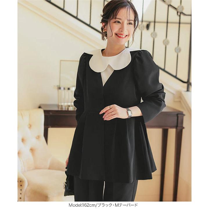 フォーマルスーツ セレモニースーツ(6403499)13号・ネイビー｜フォーマルメッセージ