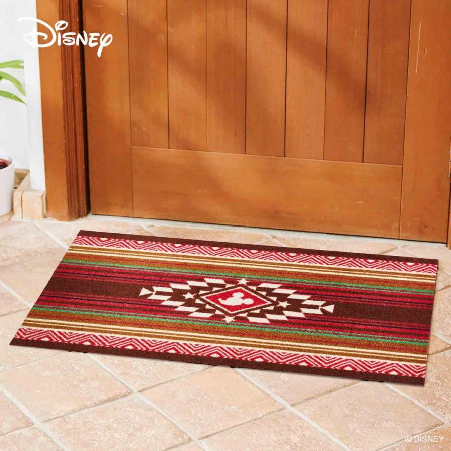 玄関マット Disney ディズニーmickey ミッキー キリム レッド 60 90cm Bk クリーンテックス ジャパン 通販 Yahoo ショッピング