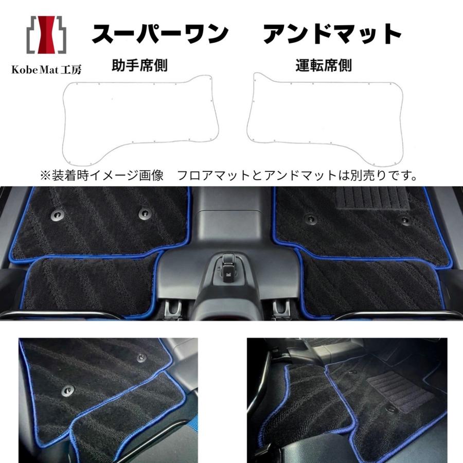 ホンダ スーパーワン R8/5〜 JG6 フロアマット一式 ラゲッジマット