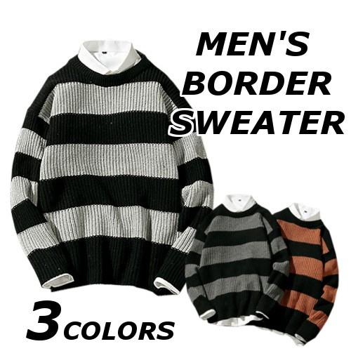 ニット セーター メンズ クルーネック ブランド 無地 柄 ボーダー ニット ロンt ニットセーター おしゃれ トップス 春 秋 冬 17amt161w 40代 50代 17amt161w 神戸ミナトワーク 通販 Yahoo ショッピング