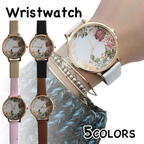 腕時計 レディース 無地 花柄 時計 アクセサリー シンプル 安い 可愛い おしゃれ 19sla291xyzw 神戸ミナトワーク 通販 Yahoo ショッピング