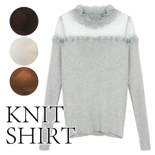 ニット トップス 長袖 レース セクシー かっこいい レディース きれいめ 男ウケ ブラウン ホワイト グレー ブラック フリーサイズ slt73xyzw 神戸ミナトワーク 通販 Yahoo ショッピング