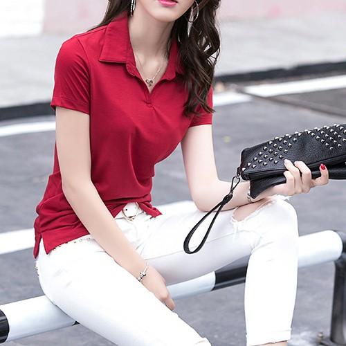 トップス ポロシャツ レディース Tシャツ 襟付き 半袖 無地 きれいめ 上品 おしゃれ 40代 50代 着痩せ 大きいサイズ A17slt99w A17slt99w 神戸ミナトワーク 通販 Yahoo ショッピング