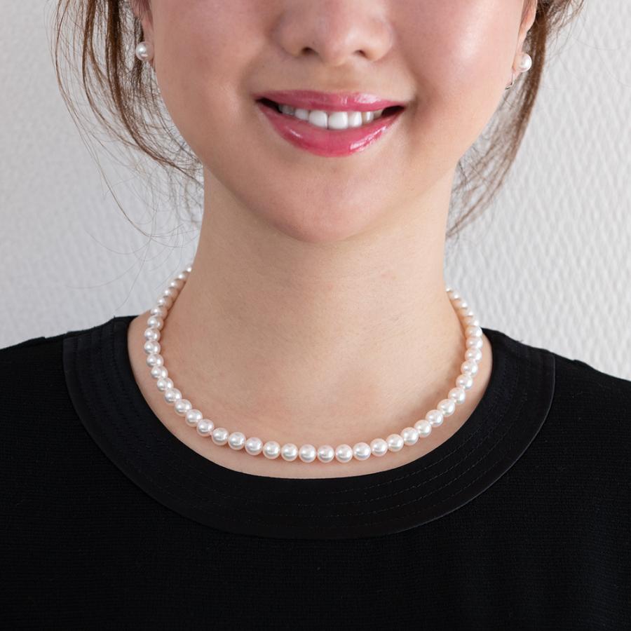 新しく着き 7 0mm 7 5mm さくら花珠真珠ネックレス さくら花珠真珠 鑑別書付 上位品質 7 0 7 5mm あこや真珠ネックレスピアスセット ペア セット ピアス レディースアクセサリー