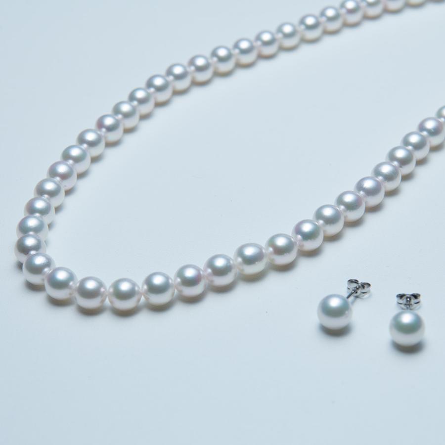 新しく着き 7 0mm 7 5mm さくら花珠真珠ネックレス さくら花珠真珠 鑑別書付 上位品質 7 0 7 5mm あこや真珠ネックレスピアスセット ペア セット ピアス レディースアクセサリー