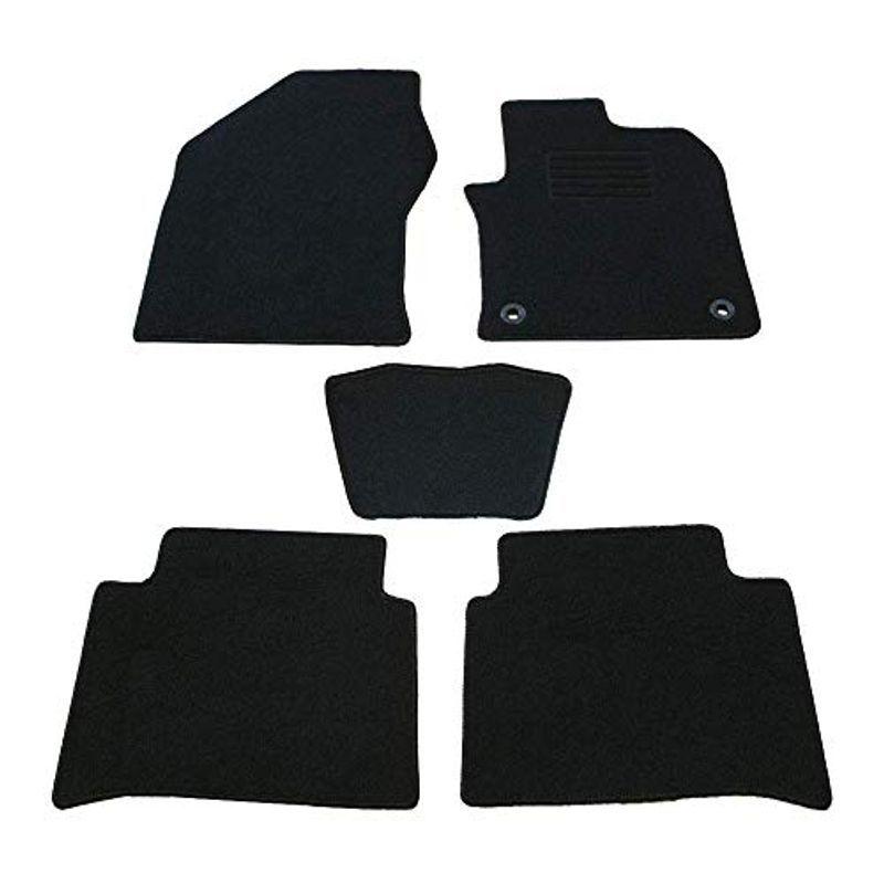 13円 最も完璧な クオーレ カーマット フロアマット トヨタ プリウス 50系 後期用 ブラック 国内生産 滑り止め形状 車用 マット